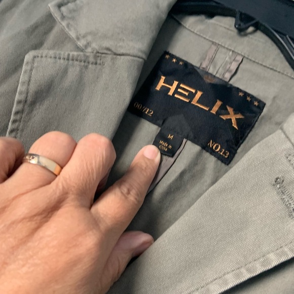 HELIX Men’s Two-Button Blazer Flap Pockets, Size M - Picture 2 of 6